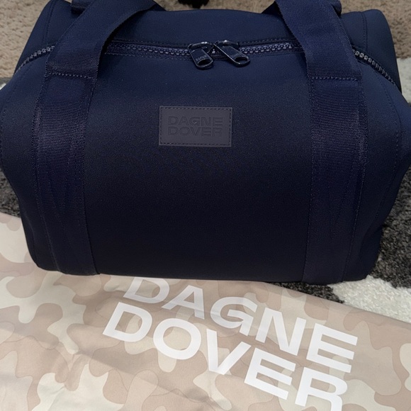 Dagne Dover Handbags - Dagne Dover Landon Carryall Medium ~Navy Travel Bag. Dust Bag added